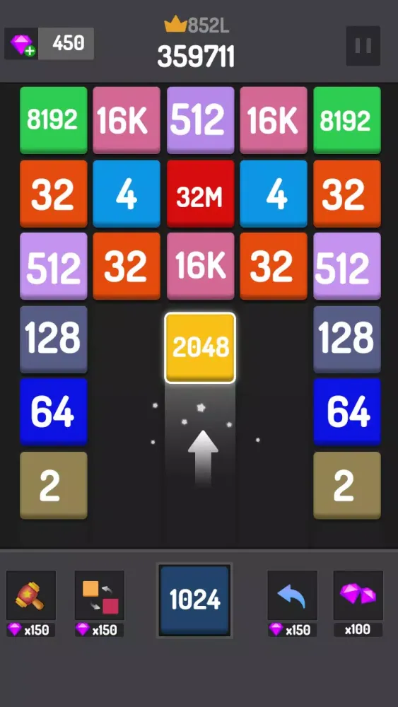 Number Games - 2048 Blocks Screenshots