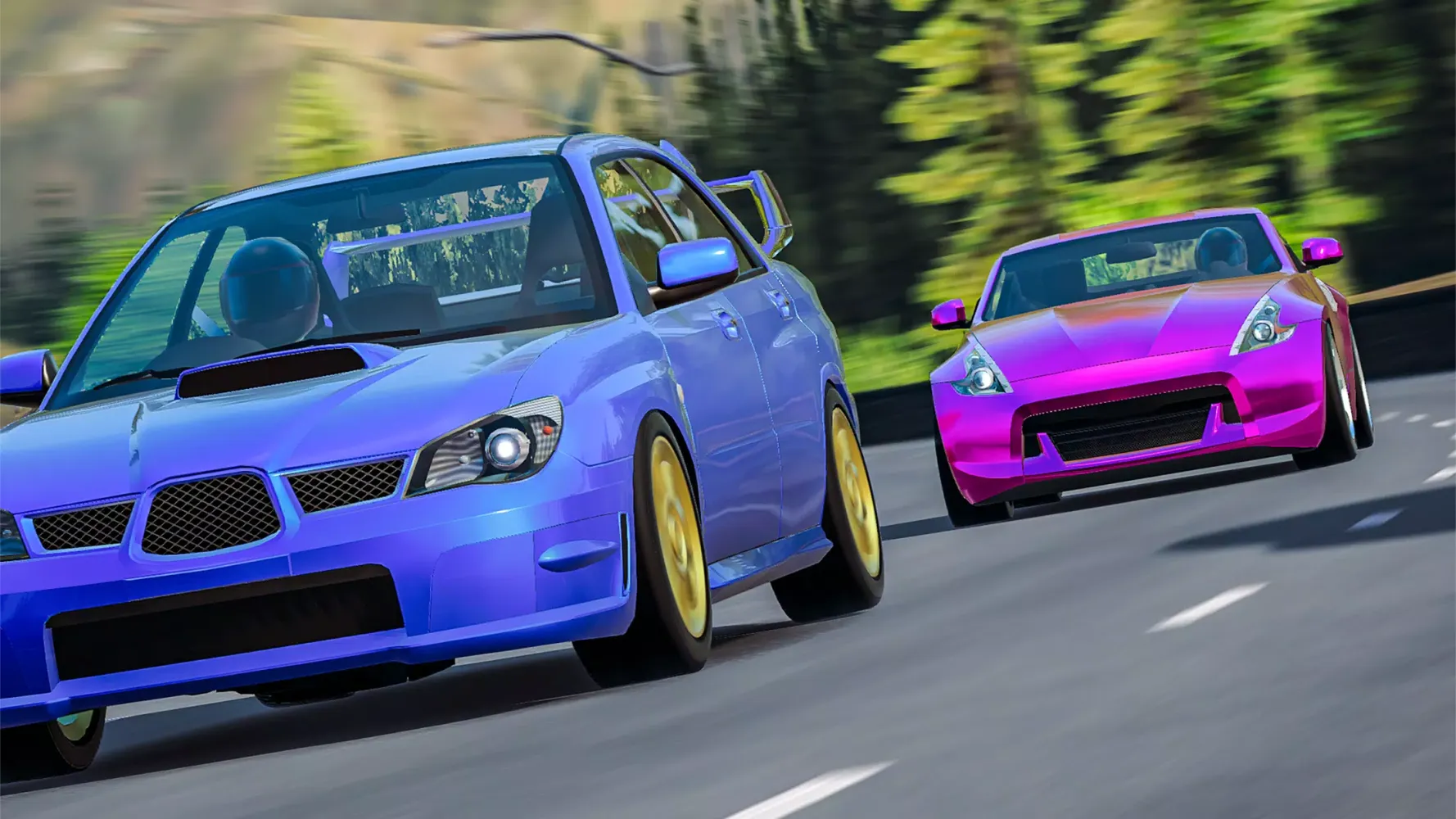 Zrzuty ekranu No Hesi Car Traffic Racing