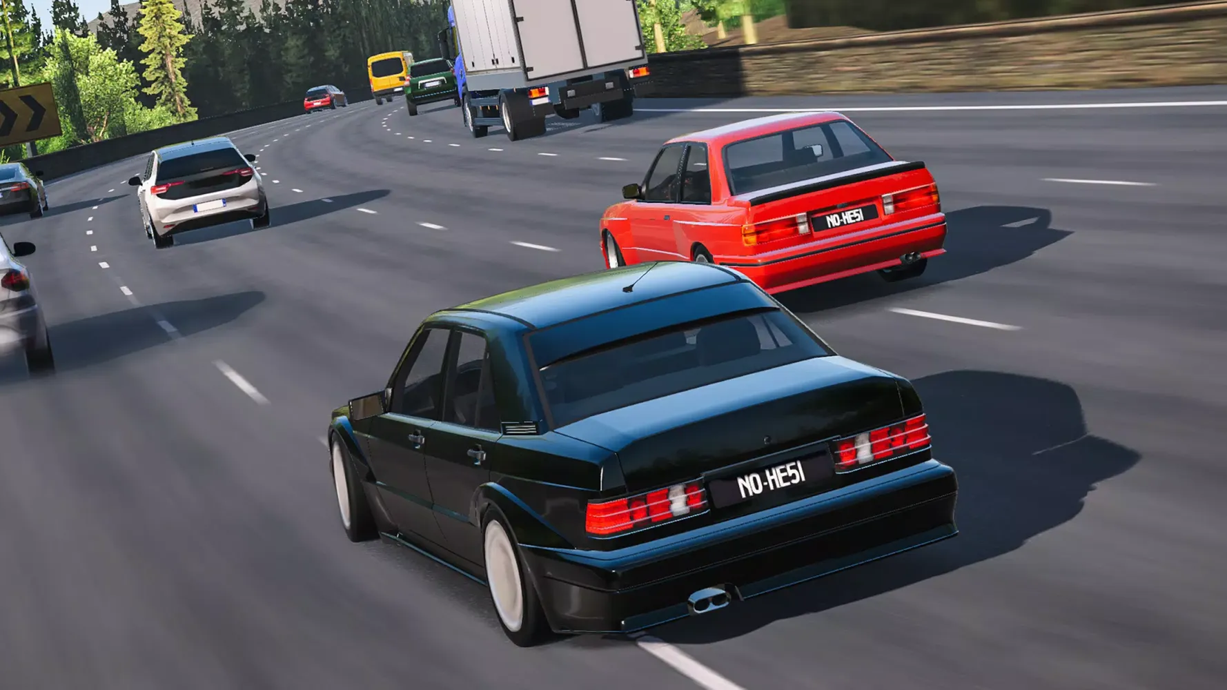 Zrzuty ekranu No Hesi Car Traffic Racing