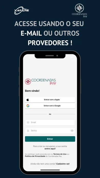 Coordenadas Pay Screenshots