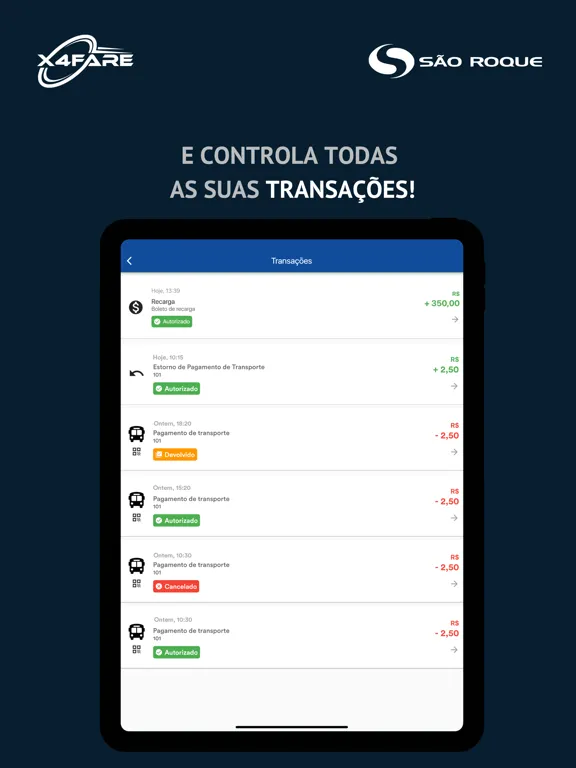 São Roque Pay iPad  Ekran Görüntüleri