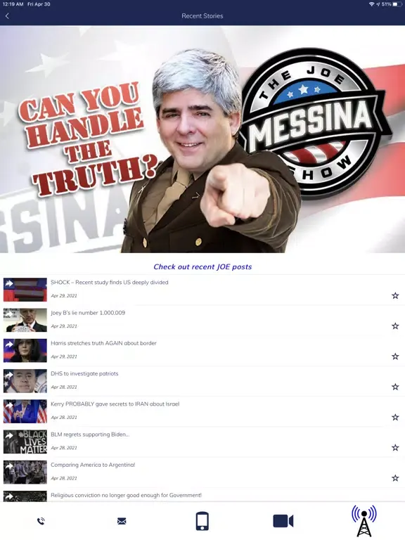 The Real Side - Joe Messina iPad  Screenshots