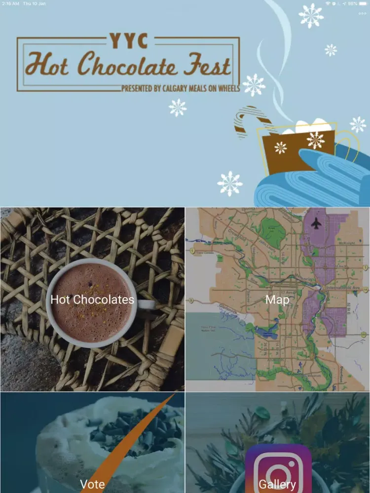 Zrzuty ekranu YYC Hot Chocolate Fest 2020 iPad 