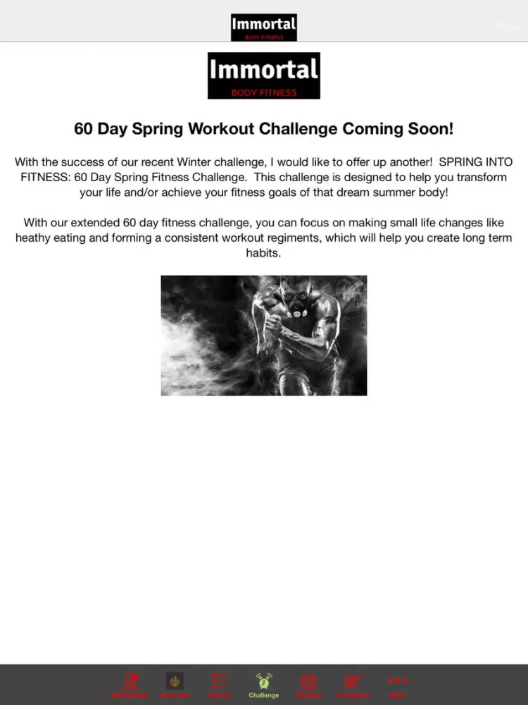 Capturas de pantalla de (IBF) Immortal Body Fitness iPad 