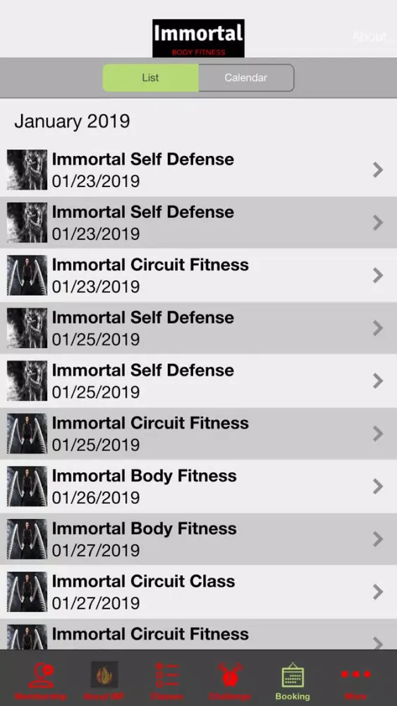 Capturas de pantalla de (IBF) Immortal Body Fitness