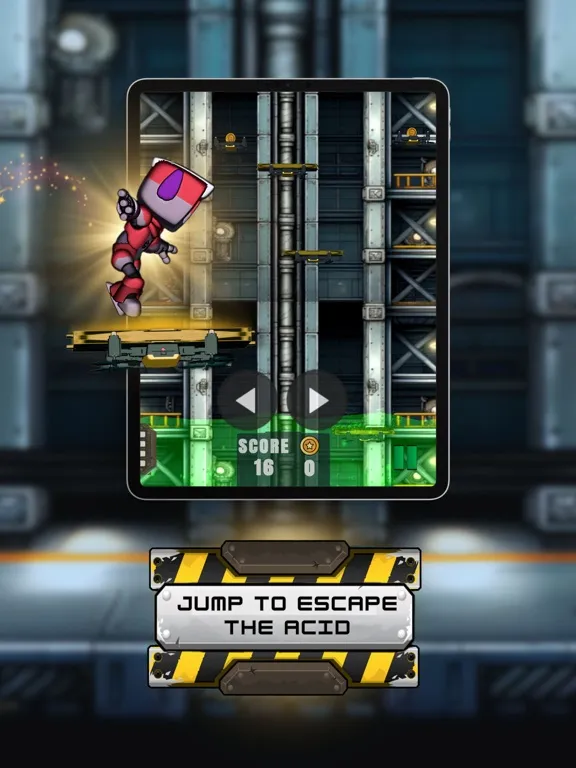 Скриншоты Robot Jump - Hop to the Top iPad 