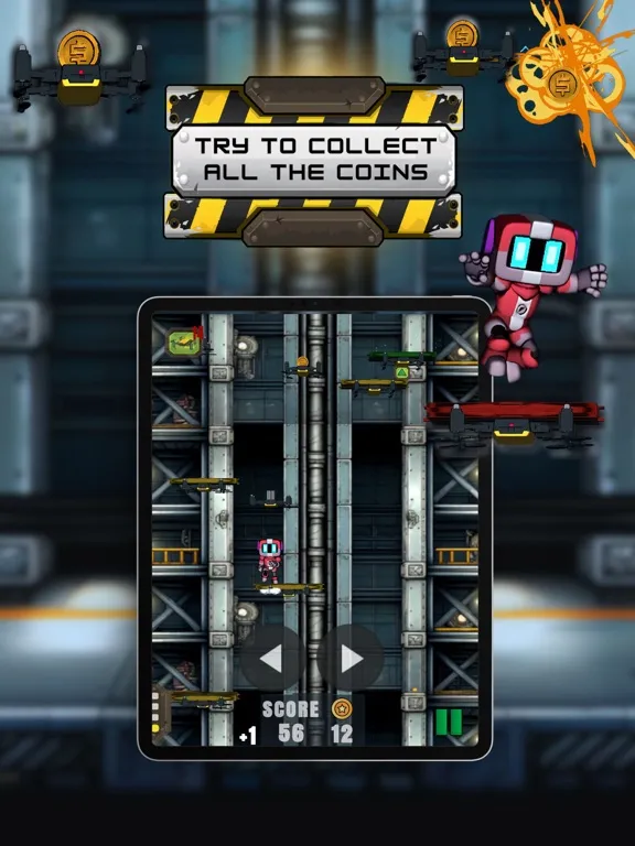 Скриншоты Robot Jump - Hop to the Top iPad 