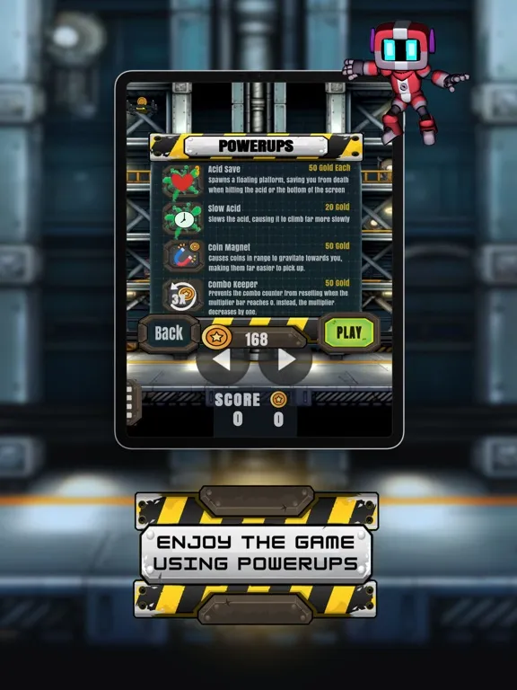 Скриншоты Robot Jump - Hop to the Top iPad 