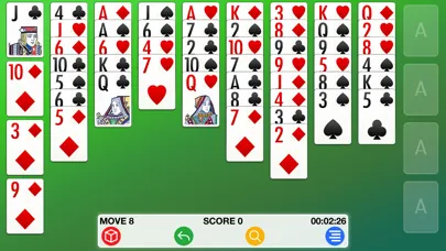 Tangkapan skrin FreeCell