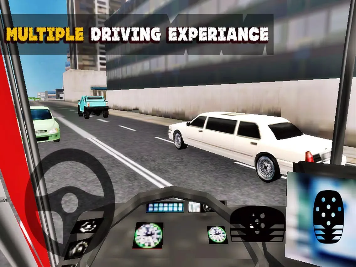 ภาพหน้าจอของ American Bus Parking 2017 - Metro City Driving Sim iPad 