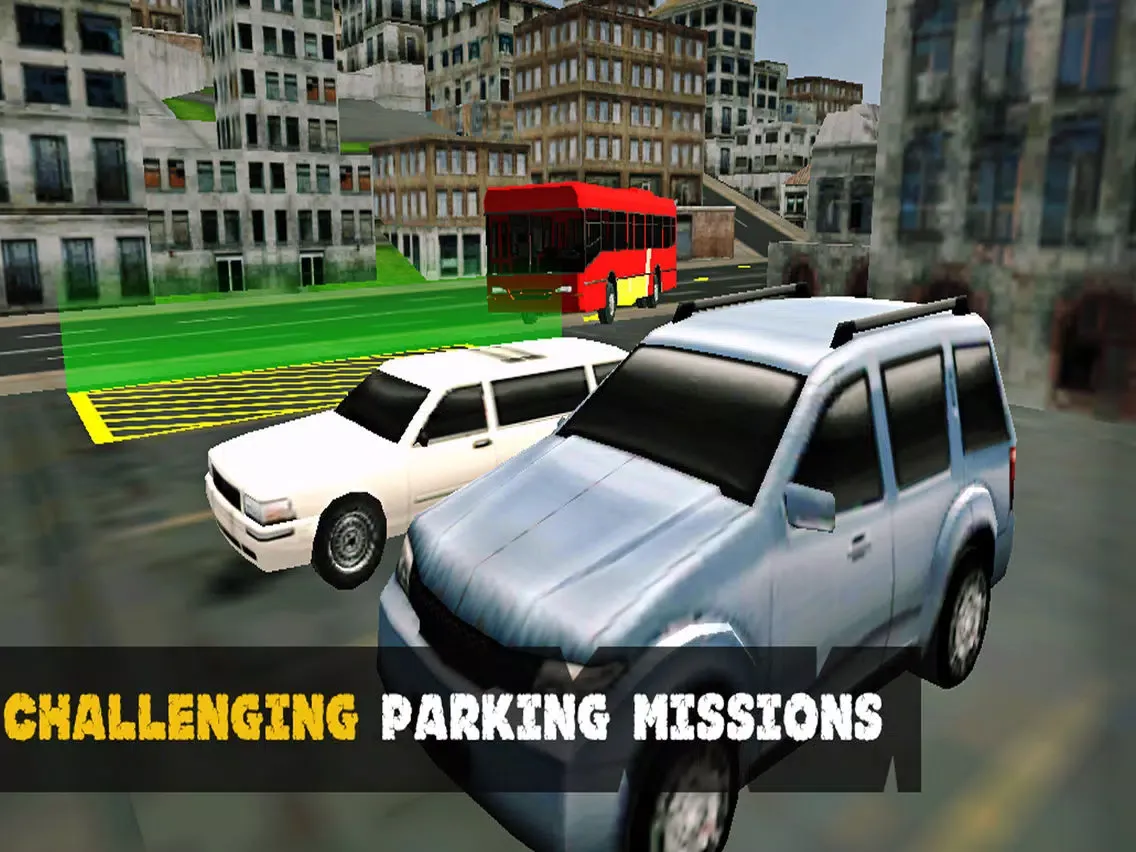 ภาพหน้าจอของ American Bus Parking 2017 - Metro City Driving Sim iPad 