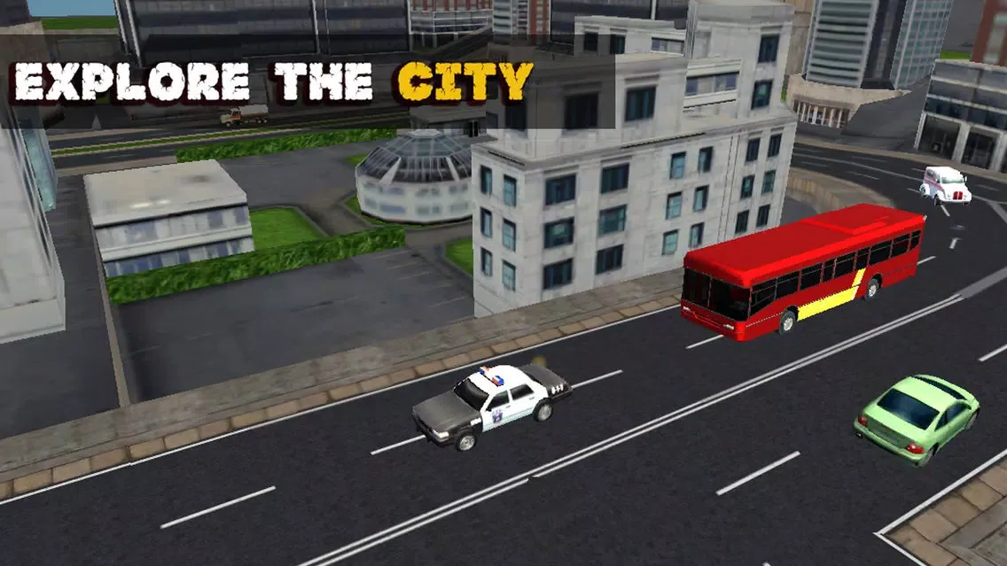ภาพหน้าจอของ American Bus Parking 2017 - Metro City Driving Sim
