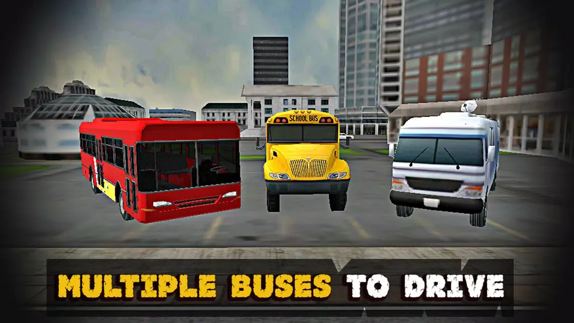 ภาพหน้าจอของ American Bus Parking 2017 - Metro City Driving Sim