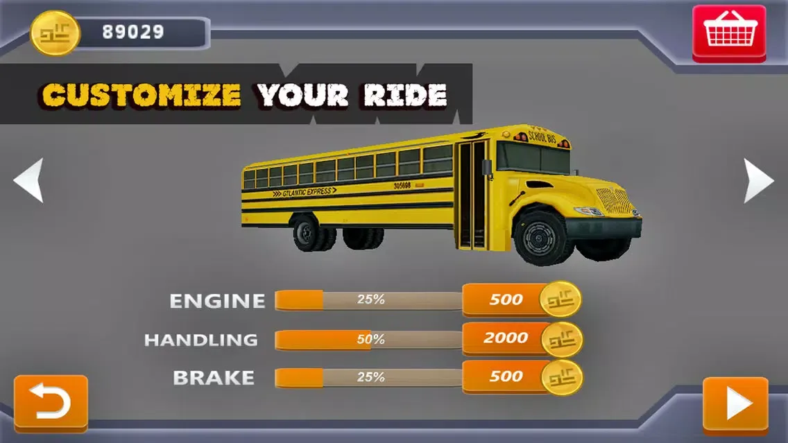 ภาพหน้าจอของ American Bus Parking 2017 - Metro City Driving Sim