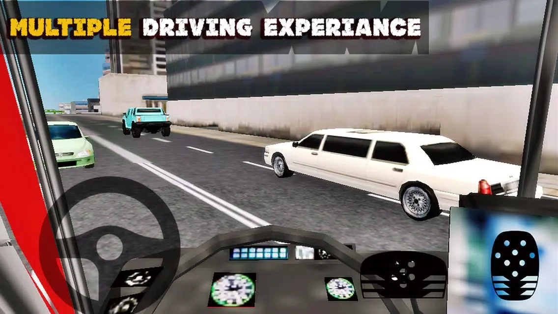 ภาพหน้าจอของ American Bus Parking 2017 - Metro City Driving Sim