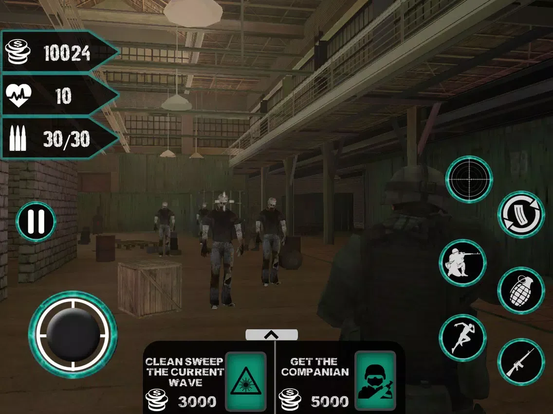 Zombie War 3D - Zombies Arena iPad  سکرین شاٹس