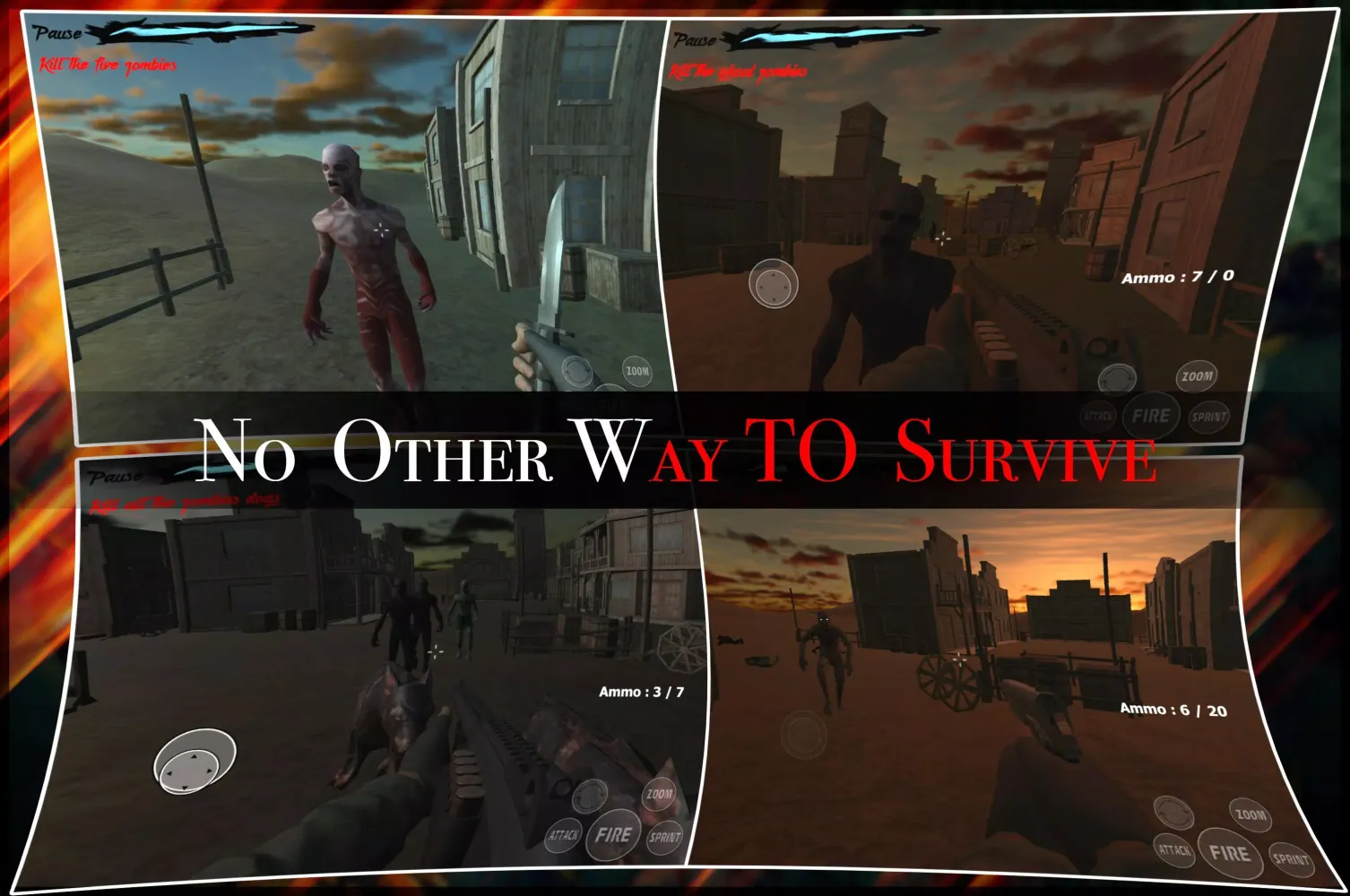 Zombie Hunt 3D Ekran Görüntüleri