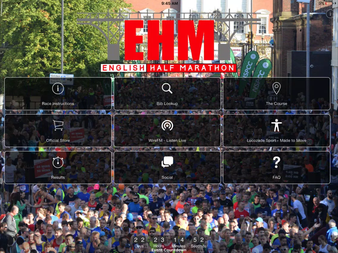 Capturas de pantalla de English Half Marathon iPad 