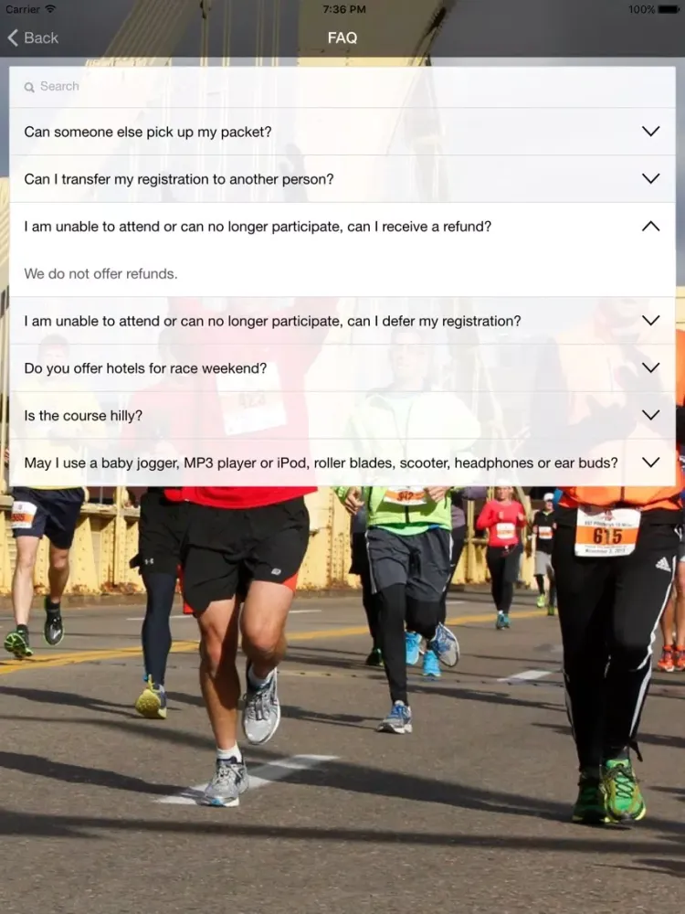 EQT Pittsburgh 10 Miler iPad  स्क्रीनशॉट