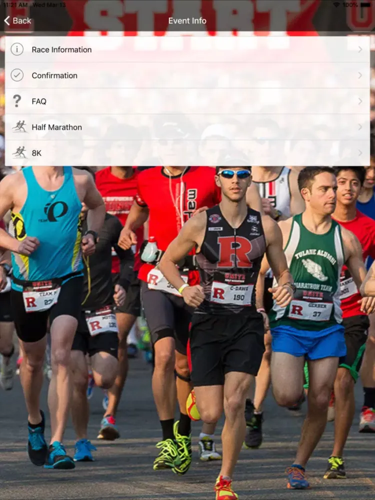 Rutgers Unite Half Marathon iPad  スクリーンショット