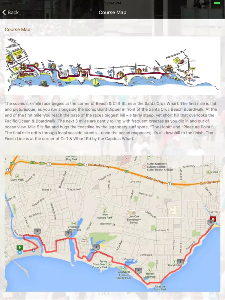 ภาพหน้าจอของ Wharf to Wharf Race iPad 