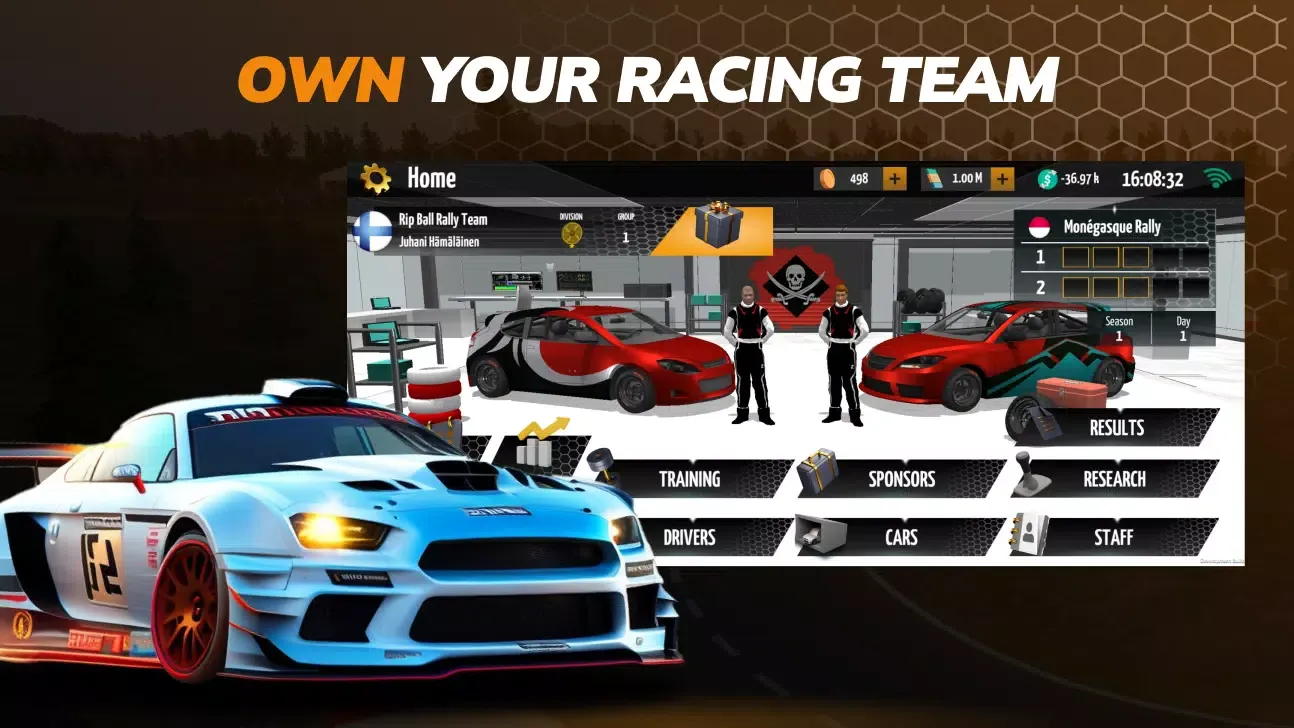Captures d'écran de Live Rally Manager