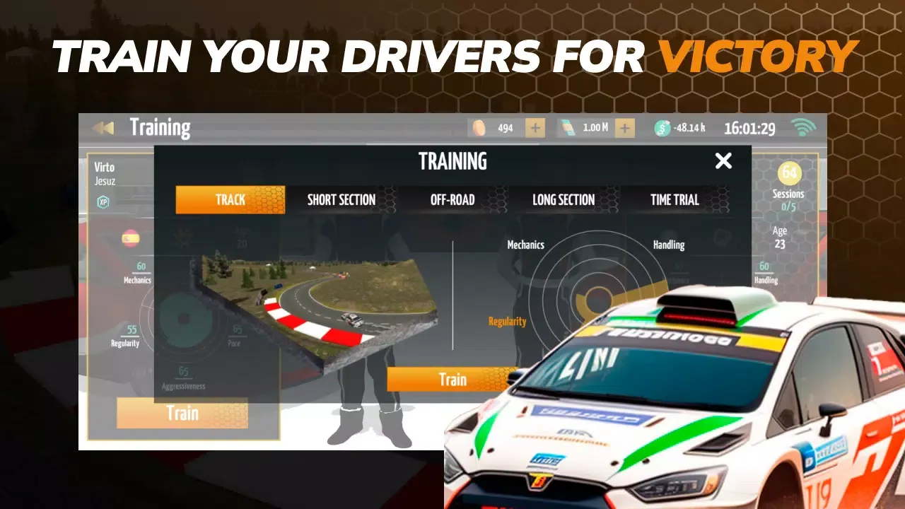 Captures d'écran de Live Rally Manager
