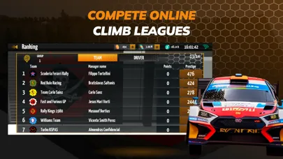 Скриншоты Live Rally Manager