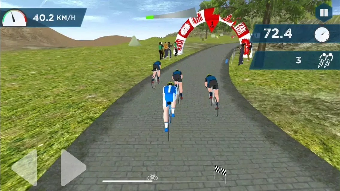Captures d'écran de Live Cycling Race