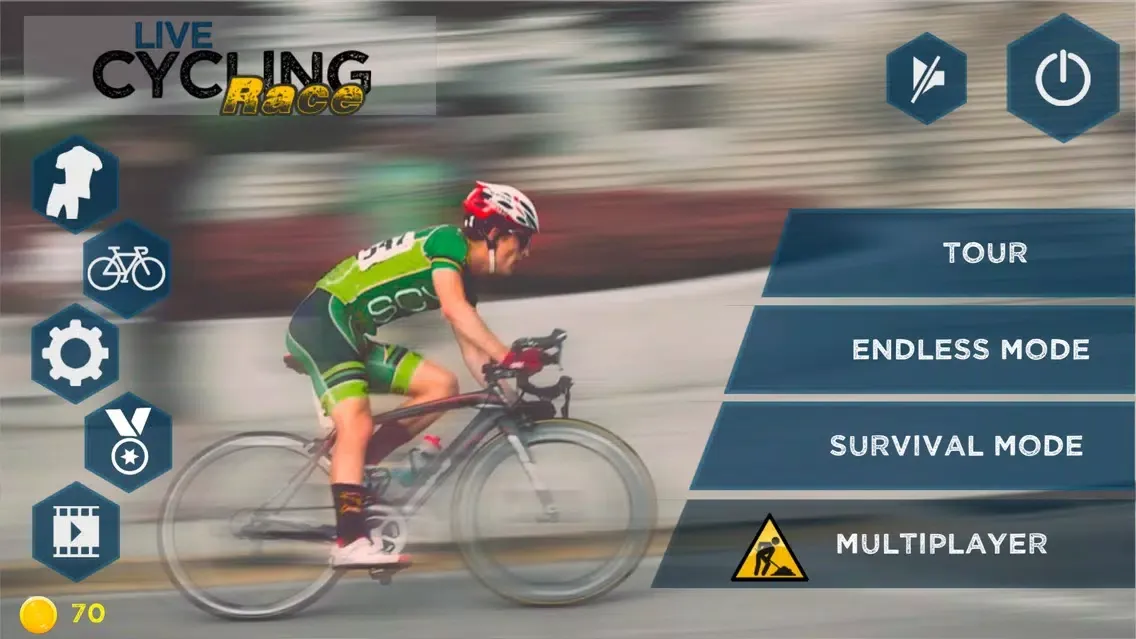 Captures d'écran de Live Cycling Race