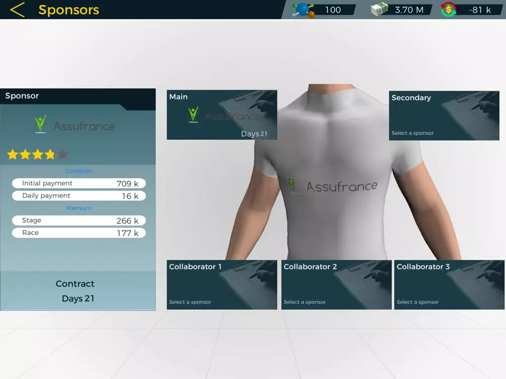 Live Cycling Manager 2 iPad  Screenshots