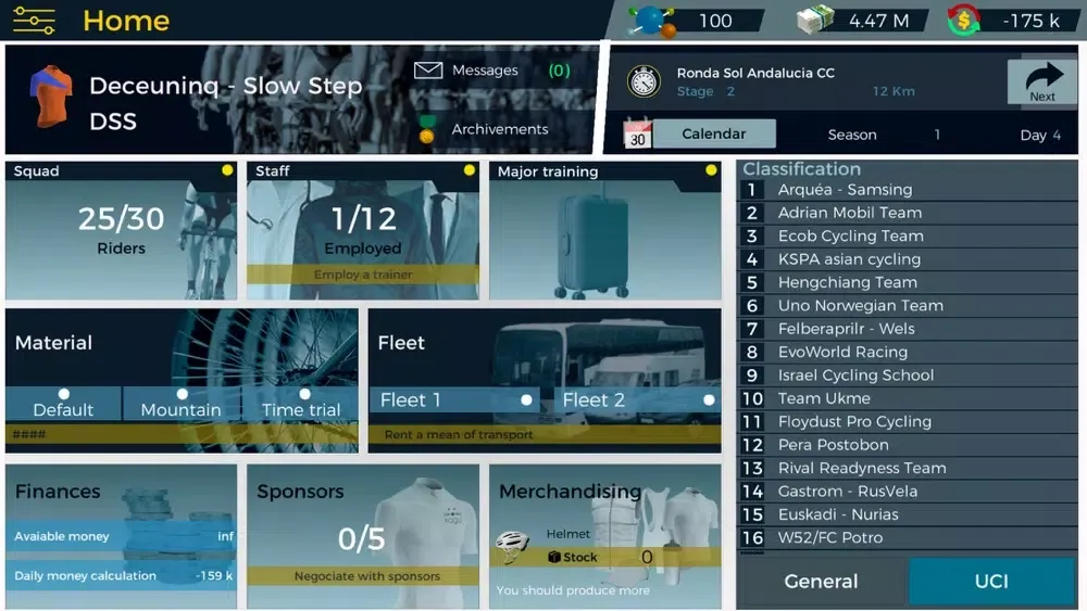 Live Cycling Manager 2 Screenshots