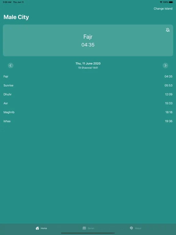 Tangkapan layar Namaadhu Gadi iPad 
