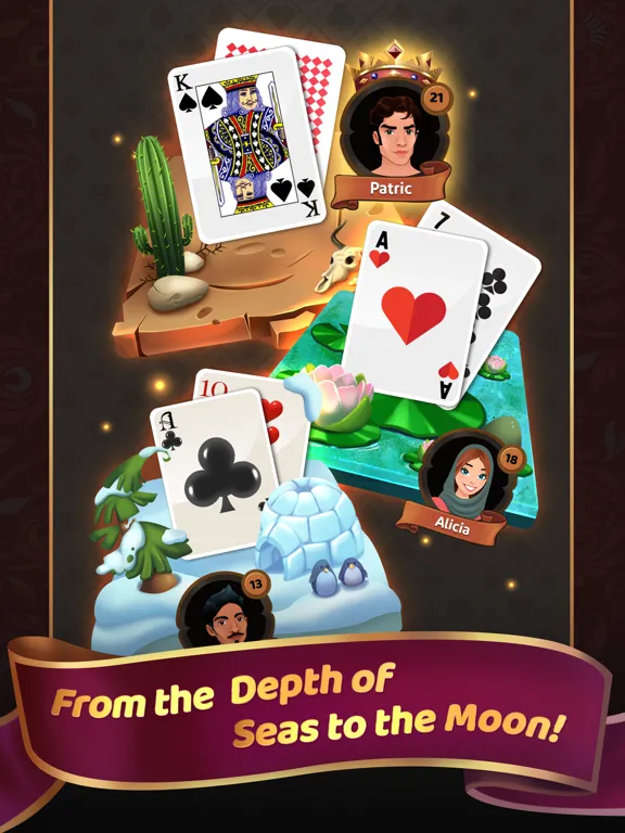 Hokm Plus - Online Card Game iPad  Screenshots