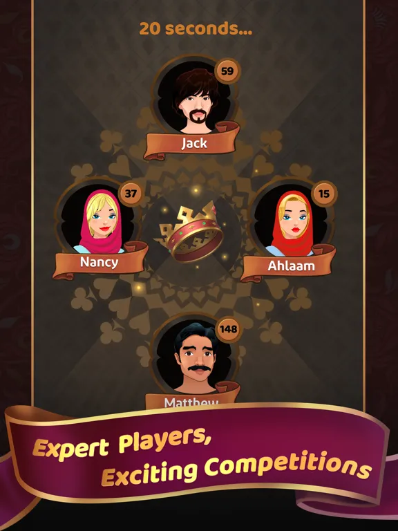 Hokm Plus - Online Card Game iPad  Screenshots