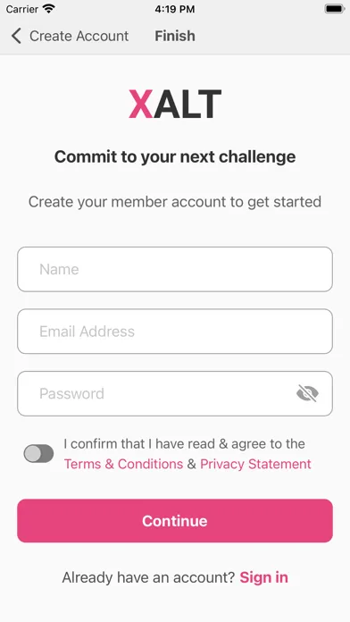 XALT Challenge应用截图