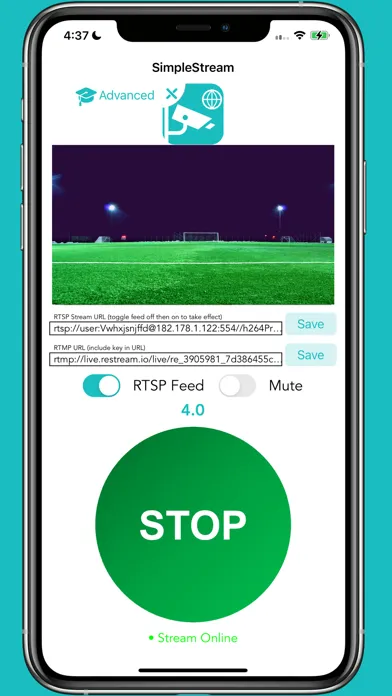 تصاویر SimpleStream—RTSP to RTMP