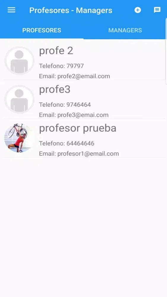 Capturas de tela do ENTRENAD0R