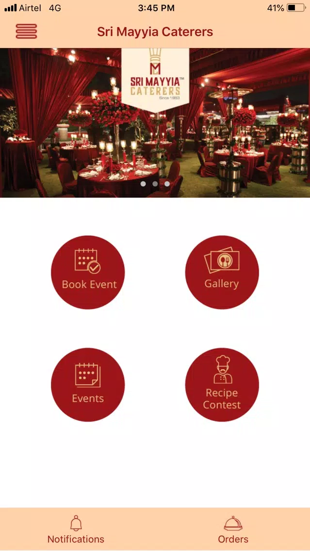 Ảnh chụp màn hình của Catering in Bangalore