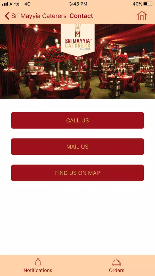 Ảnh chụp màn hình của Catering in Bangalore