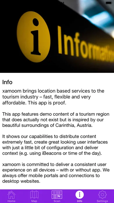 xamoom Tourism Ekran Görüntüleri