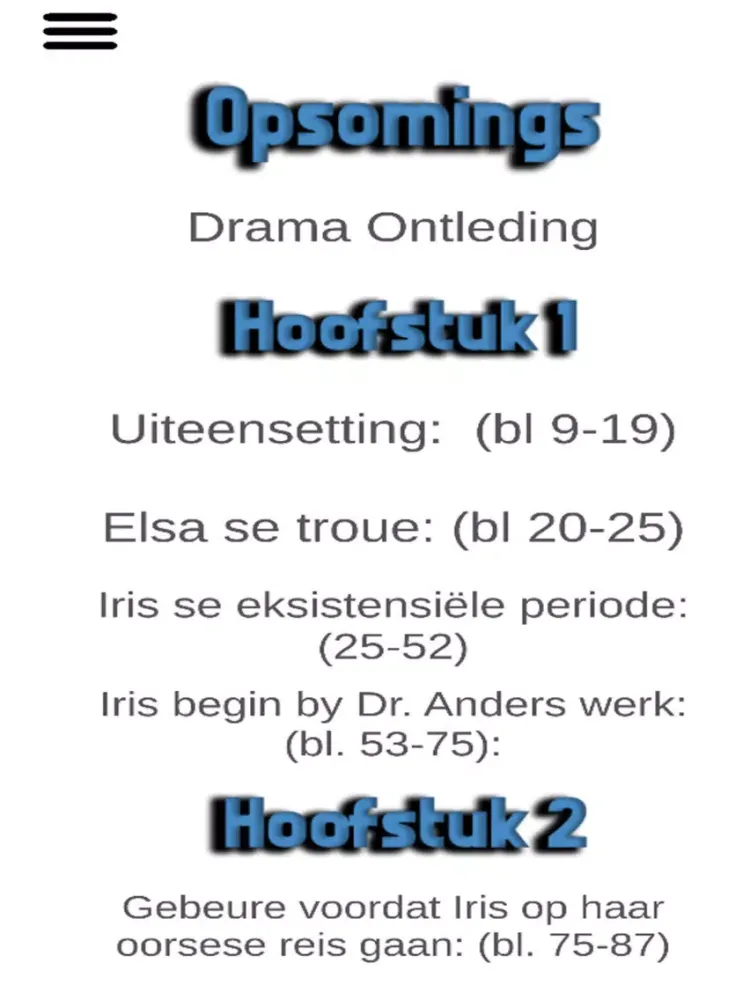 Screenshot di Die kwart-voor-sewe-lelie iPad 