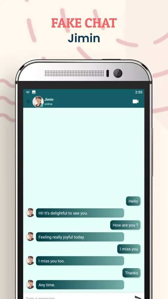 Capturas de pantalla de Jimin Calling You