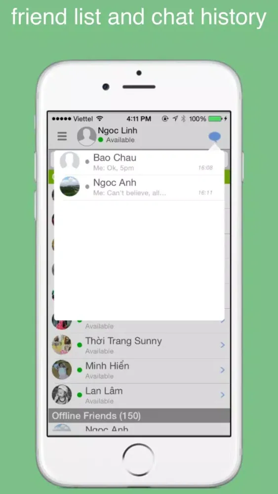 gt chat for Google Hangouts chat, call, gtalk स्क्रीनशॉट