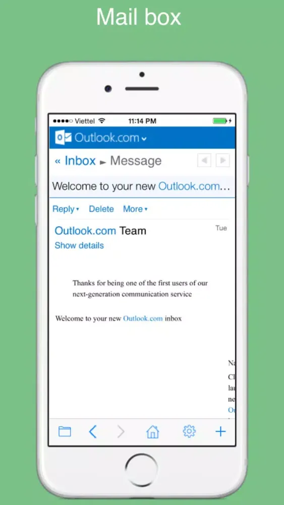 Safe web for Hotmail - protect your Microsoft live mail accounts Screenshots