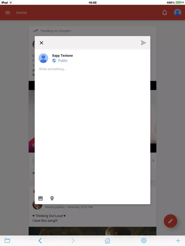 Safe web for Google Plus: secure and easy G+ mobile app with passcode. iPad  سکرین شاٹس