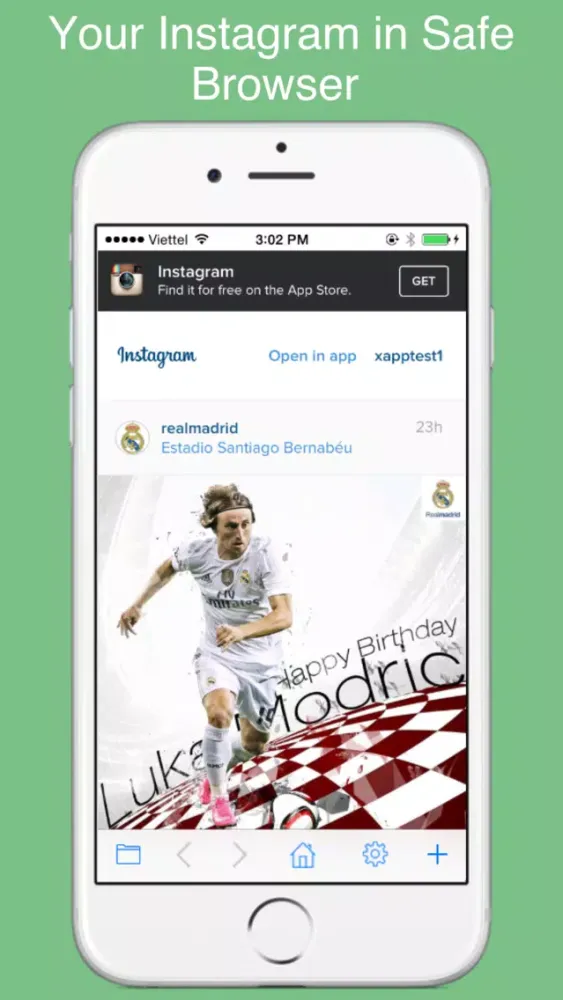 Safe web for Instagram - protect your Instagram with Passcode应用截图