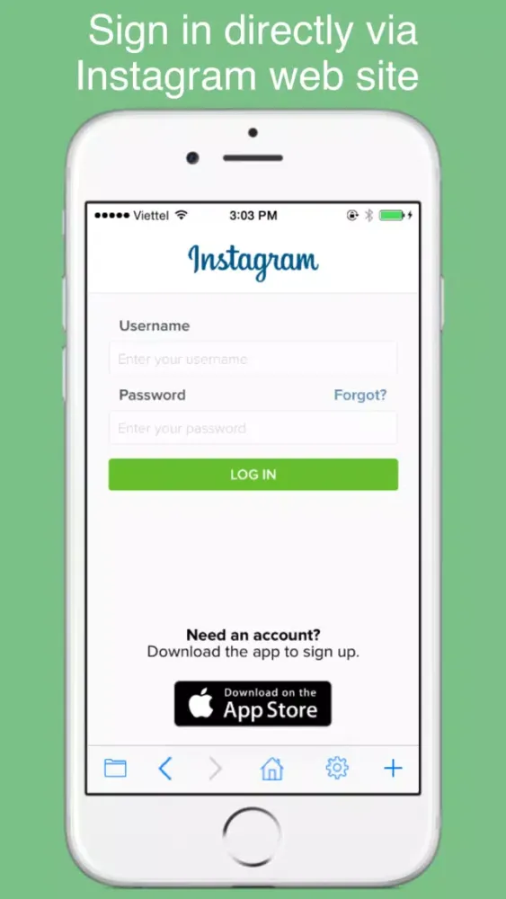 Safe web for Instagram - protect your Instagram with Passcode应用截图