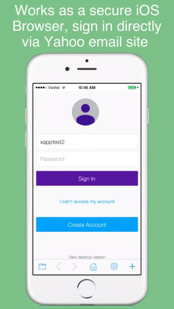 Safe web for Yahoo: secure and easy email mobile app with passcode. স্ক্রিনশট