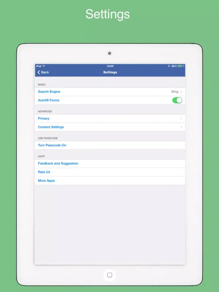 Fast Browser - Safe web Browser, Surf web Fast and safely iPad Screenshots
